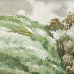 115 Wen Lipeng, Clouds Disorderly Flying, oil on canvas, 27 x 35 cm, 2002