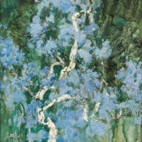 137 Wen Lipeng, The Spring, oil on canvas, 27 x 25.5 cm, 2004