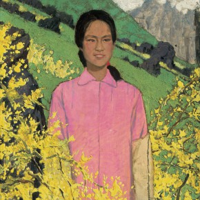 14 Wen Lipeng, Chunni from Taihang Mountains, oil on cardboard, 80 x 80 cm, 1980