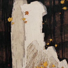 158 Wen Lipeng, The Monument without a Word No.1, oil on canvas, 82.5 x 122 cm, oil on canvas, 1987