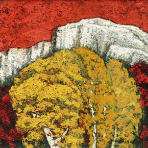 171 Wen Lipeng, The Golden Autumn, oil on board, 80 x 60 cm, 1992