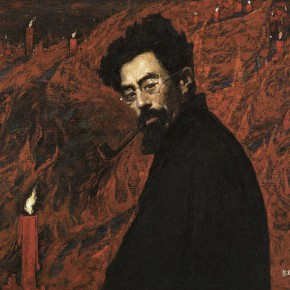 189 Wen Lipeng, Red Candle, oil on canvas, 70.5 x 100 cm, 1979