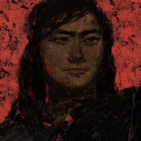 191 Wen Lipeng, The Internationale (detail), oil on board, 240 x 200 cm, 1963 (3)