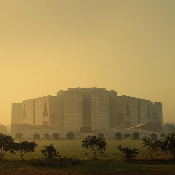 National Assembly Building in Dhaka, Bangladesh, Louis Kahn, 1962-83