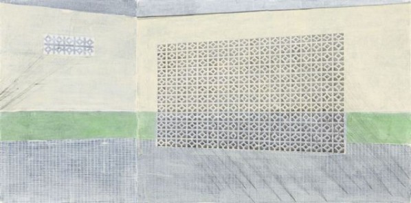 Zeng Hong, Public Laundry No. 1, 2011; Acrylic on canvas, 120x240cm