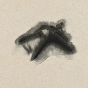 180 Zhang Yanzi, Regestration, 2014; Jute paper, ink and wash, etc. 40x40cm