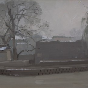 51 Yuan Yuan, Zhangbi Village, oil on canvas, 60 x 90 cm, 2009