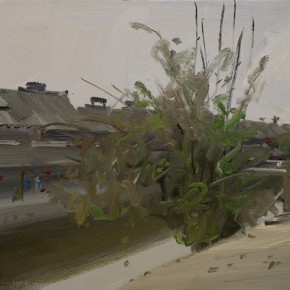 57 Yuan Yuan, The Ancient Xitang Town, oil on canvas, 50 x 70 cm, 2011