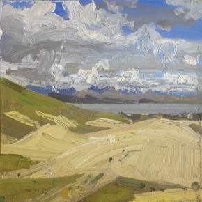 75 Yuan Yuan, The Clouds of Ali, oil on canvas, 40 x 40 cm, 2011