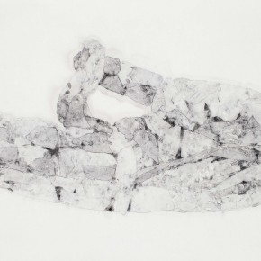 87 Zhang Yanzi, Intrepidity, 2012-2013; Ink on paper, 96x180cm