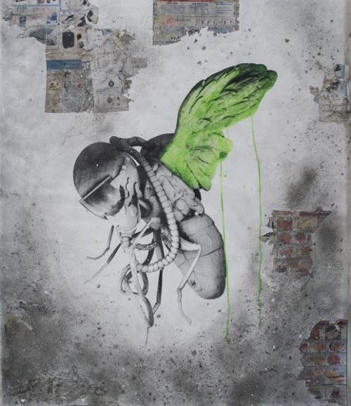 Ludo - Fly me to the moon - courtesy Magda Danysz Gallery