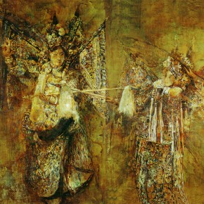20 Kang Lei, The Old Rhyme and Legacy No.3, oil on canvas, 280 x 360 cm, 2008