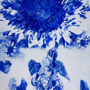 51 Kang Lei, Distance No.5, tempera, 200 x 140 cm, 2013