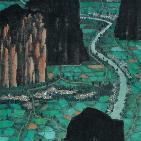 24 Cui Xiaodong, Travel to Lijiang, 200 x 100 cm, 2012