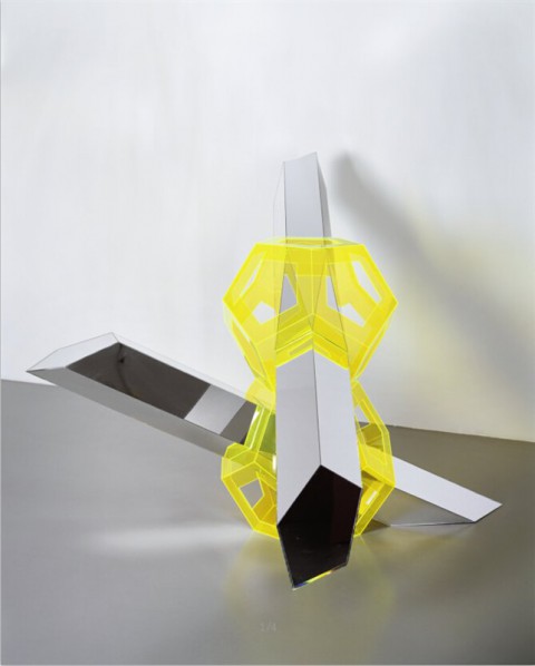 Dieter Detzner, Jacopo, 2008; acrylic glass, 116x150x150cm