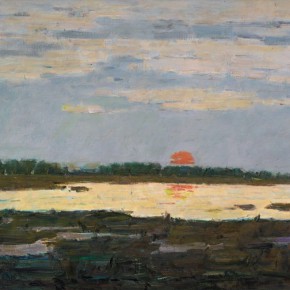 37 Ma Changli, Sunrise, oil on linen, 65 x 100 cm, 2010