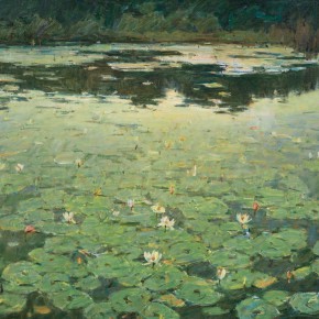 47 Ma Changli, The Quiet Lakeside, oil on linen, 80 x 100 cm, 2003