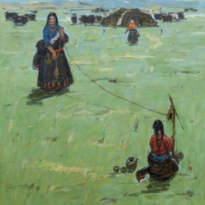 81 Ma Changli, Prairies Feeling, oil on linen, 90 x 80 cm, 2013