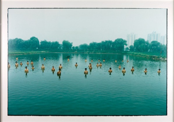 Zhang Huan, To Raise The Water Level in Fishpond(Distant), 1997; C-print on fuji archival paper, edition 2 of 15, Courtesy of Rubell Family Collection, Miami ©Zhang Huan Zhang Huan, To Raise The Water Level in Fishpond(Distant), 1997; C-print on fuji archival paper, edition 2 of 15, Courtesy of Rubell Family Collection, Miami ©Zhang Huan