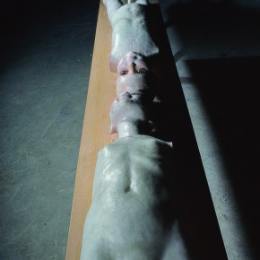 55 Jiang Jie, The Parallel Man and Woman, 1996, in the collections of Fukouku Art Museum, Japan