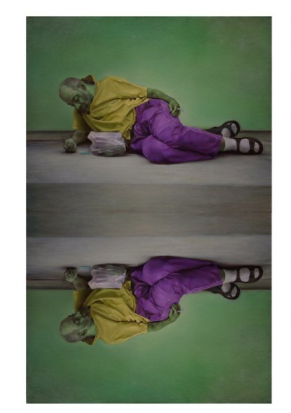 Pang Maokun, Narcissus, 2015; Oil on canvas, 320x200cm