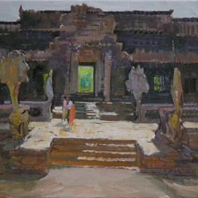 11 Ding Yilin, Ancient Echo – Angkor Sketch No.1, 50 x 60 cm, 2008