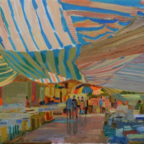 41 Ding Yilin, Fish Market of the Southern China, 54 x 72 cm, 2008