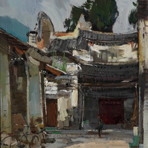 56 Ding Yilin, The Ancient Stage, 70 x 54 cm, 2008