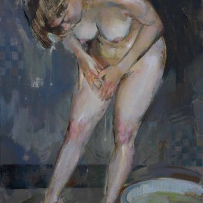 74 Ding Yilin, Having a Bath, 80 x 60 cm, 2006