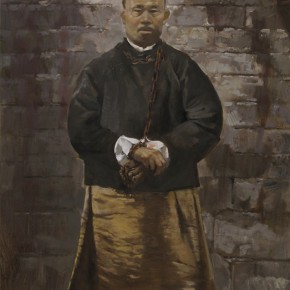 92 Ding Yilin, A Martyr of Xinhai Revolution – Ma Fuyi, 180 x 90 cm, 2011