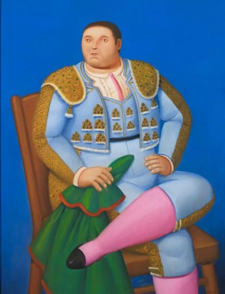 Fernando Botero, Matador (2002), Oil on canvas, 210X91cm