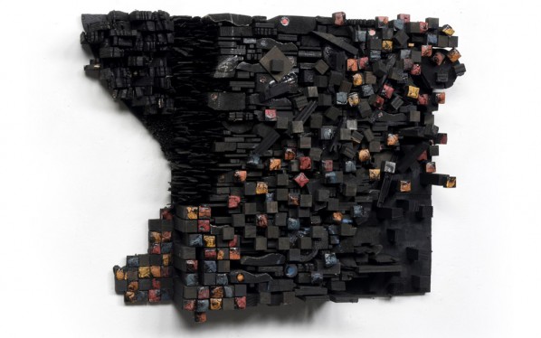 LEONARDO Drew b. 1961, Number 14C, 2015, Wood, paint, and screws, 89 x 64 x 21 cm (35 x 25 x 8 in.)