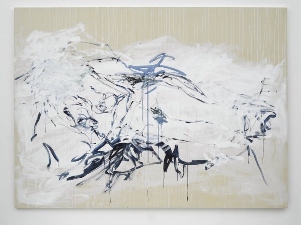 Tracey Emin, All I want is You, 2015, Acrylic on canvas, 81 x 110 in. Photo © Ben Westoby