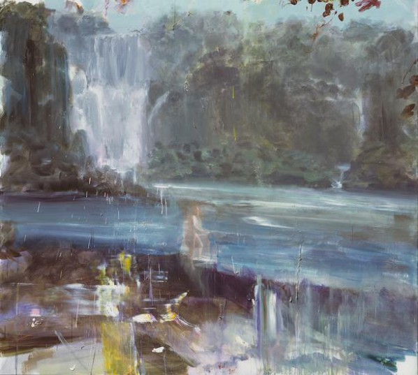 Wei Jia, One Man's River, 2015; Acrylic on canvas