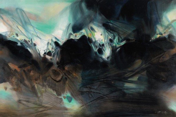 Zhu Dequn, Being Steady, 1997; Oil on canvas, 130x195cm