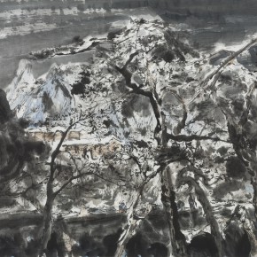 07 Hong Ling, Ink Painting No.17, ink on paper, 68 x 80 cm, 2015