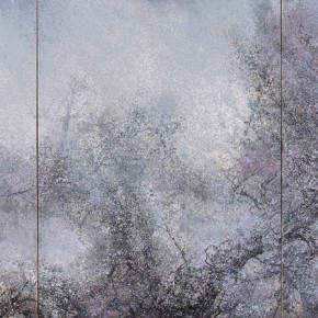 26 Hong Ling, The Deep Emptiness, oil on canvas, 250 x 190 cm x 3, 2014