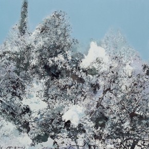 45 Hong Ling, Fast Snow, oil on canvas, 150 x 250 cm, 2011