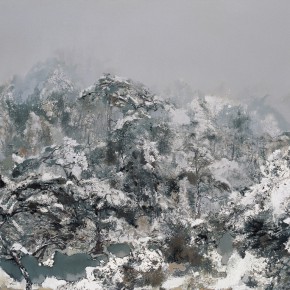 47 Hong Ling, Nature of Mount Huangshan, oil on canvas, 200 x 300 cm, 2011