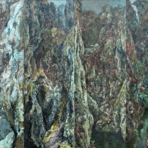 59  Hong Ling, Spirit of the Mountains and Rivers, 152 x 202 cm, 1993