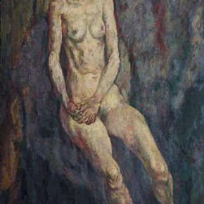 68 Hong Ling, Human Body Series No.8, oil on canvas, 140 x 97 cm, 1986