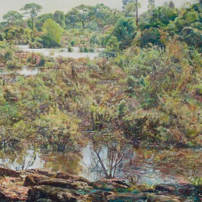 23 Lu Liang, Angkor’s Swamp detail - on the right side, 2012