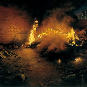 75 Lu Liang, Burning, 2005