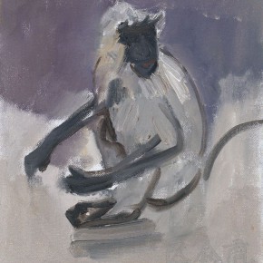 03 Shi Yu, Shiva No.1, oil on canvas, 25 x 18 cm