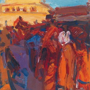 06 Shi Yu, People of the Ganges River No.5, oil on canvas, 25 x 18 cm, 2013