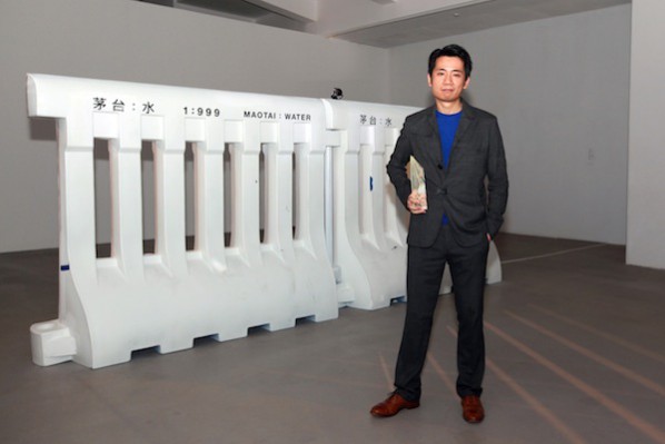 Kwan Sheung Chi received the inaugural Hugo Boss Asia Art award in 2013