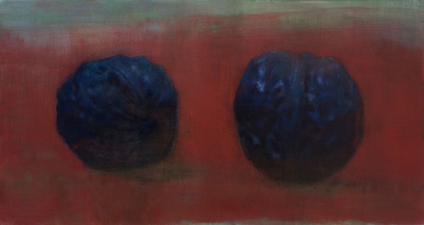 Xie Qi, Walnut, 2015; Oil on Canvas, 75 x 150 cm