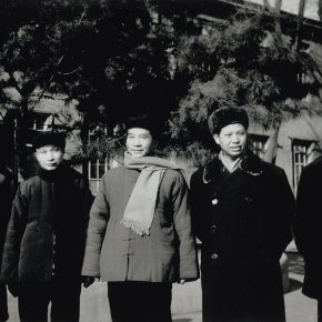 10 In 1958, group photo of the teachers from the Department of Oil Painting, CAFA, from left to right Dong Xiwen, Xu Xingzhi, Wu Zuoren, Luo Gongliu, Ai Zhongxin