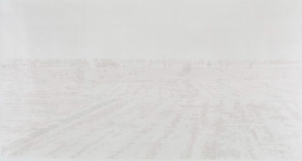 Han Dong, North of the North No. 1 2016; Ink on bast fibre paper, 77×145cm