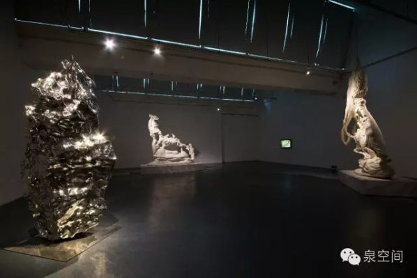 Silhouette and Artificial Garden Rock made by Zhan Wang